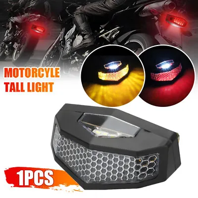 Universal Motorcycle LED Turn Signals Brake Stop Light License Plate Tail Light • $11.65