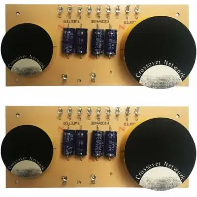 2 X Replacement 3-Way Speaker Passive Crossover / Xover 6dB 8 Ohm 400W  • £32.95