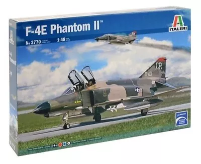 Italeri 2770 1/48 Scale Model Aircraft Kit McDonnell Douglas F-4E Phantom II • $52.94