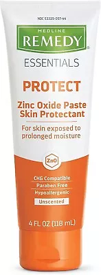 Medline Remedy Essentials Zinc Oxide Paste Skin Protectant 4oz • $9.99