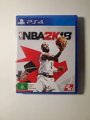 NBA 2K18 PS4 Game PAL PlayStation 4 NBA 2018 FREE SHIPPING ✅ • $14.85
