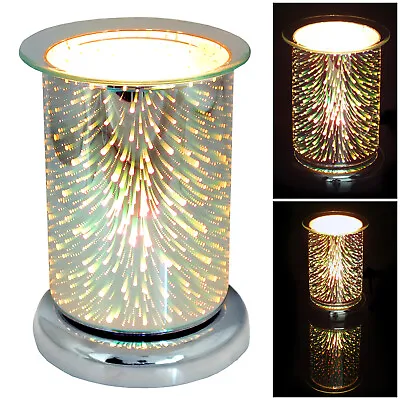 £14.99 • Buy 3D Fireworks Design Electric Aroma Touch Lamp Wax Tart Warmer Scented Oil Burner