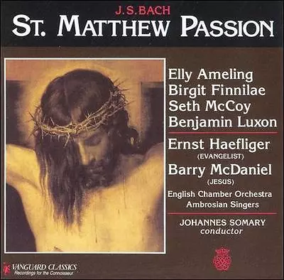 Bach: St. Matthew Passion (CD 3 Discs Vanguard) • $11.99