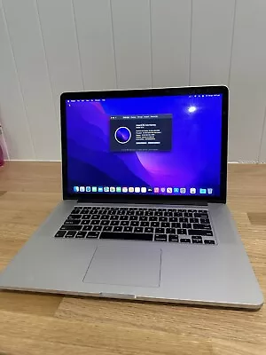 MacBook Pro 15  Retina Mid 2015 Intel Core I7 2.20Ghz 16GB 256GB SSD • $260