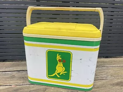 Retro Vintage Willow Esky Boxing Kangaroo America's Cup 1987 Australia Cooler • $60