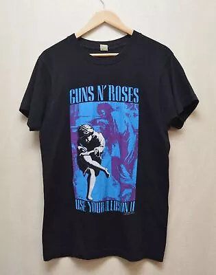 Vintage Guns N Roses 1991 Use Your Illusion Tour T Shirt Size L 902 Y2k • £157.92