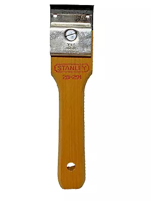 Vintage Stanley 28-291 Wood Handle Paint & Wood Scraper Made In The U.s.a • $15.16