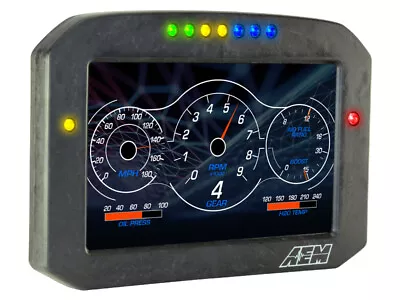 AEM CD-7FG Carbon 7  Flat Panel Digital Racing Dash Display Non-Logging W/ GPS • $2416.99