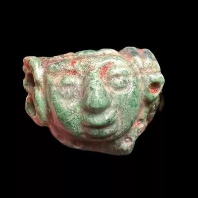 Pre-Columbian Maya Jade Pendant • $700