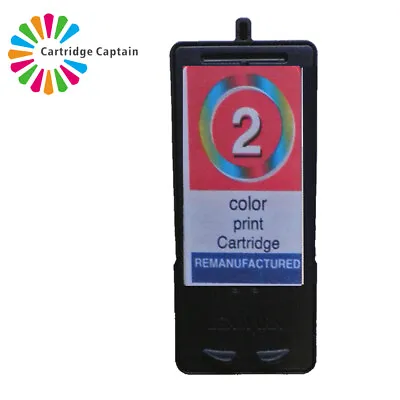 No 2 CL Ink Cartridge For Lexmark X3480 X2580 • £4.83