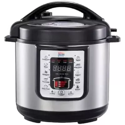 Instant Pot IP-DUO60 6 Qt. 8-in-1 Electric Pressure Cooker - Black/Silver • $105.99