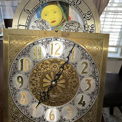 Vintage  EMPEROR  Grandfather Clock Dial Moon Face / Replacement Parts • $59