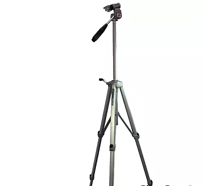 Vintage Velbon VGB-3  Aluminum Tripod  With Pan-Tilt Head • $42.75