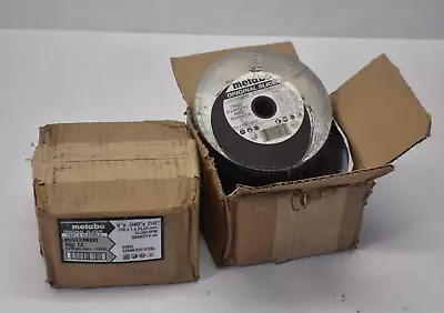 Lot Of 100 Metabo 6  Slicer Cut Off Wheels 6  X 7/8  X .040  Stainless Steel • $204.99