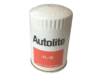 AUTOLITE FL-12 NOS Oil Filter Vintage Filter No Box • $34.55