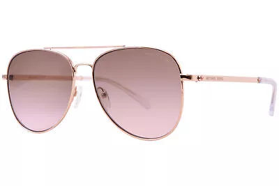 Michael Kors San-Diego MK1045 110811 Sunglasses Women's Clear/Pink/Grey 60mm • $49.95