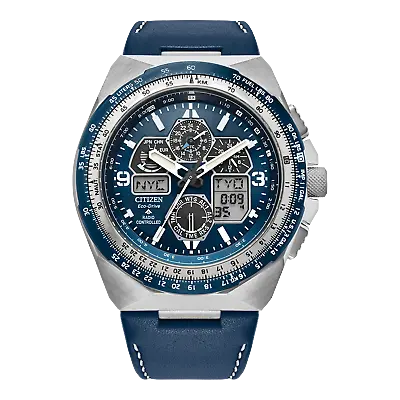 Citizen Blue Mens Analogue-Digital Watch Promaster Skyhawk A-t JY8148-08L • £519