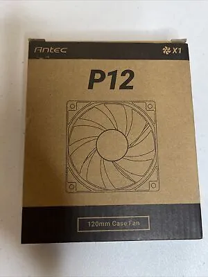 Brand New Antec P12 120mm PC Case Fan High 3-pin Connector P12 Series Single • £5