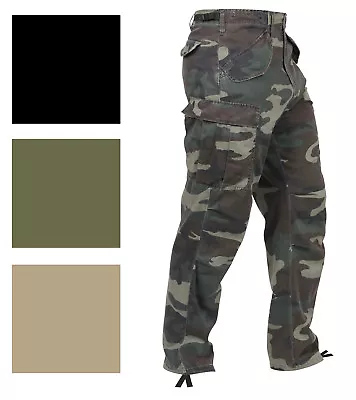 Rothco Vintage M-65 Field Pants Tactical Cargo BDU M65 Combat Army Fatigues • $61.99