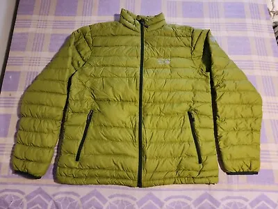 Mountain Hard Wear Large Down Puffer Jacket Green Zip Up Deloro Coat • $89.95