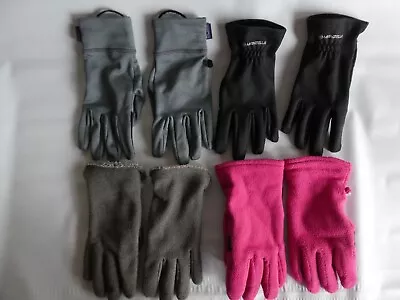 4 Pairs Of Women's Gloves + 44  Separate Single Gloves & Mittens  All Pre-Owned  • $25