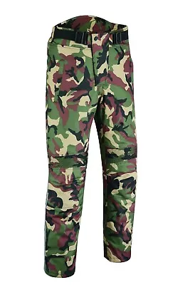 Warrior Motorcycle Cordura Textile Camouflage Waterproof Protective Trousers Men • £55.24