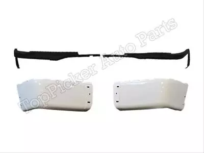 For 2007-2013 SIERRA DUAL WHEEL REAR BUMPER END PAINTED WHITE TOP PAD W/O HOLE • $273.98