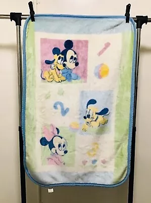 Disney Baby Mickey Mouse Minnie  Mouse Pluto Fleece Blanket • $50