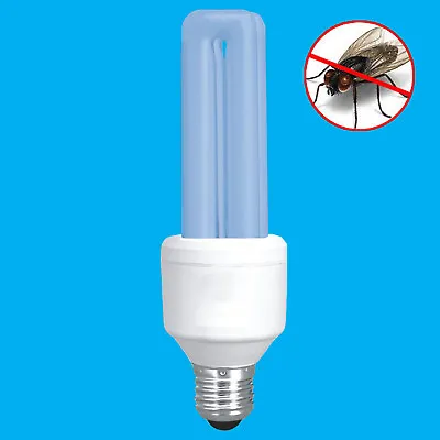 13W Ultraviolet BL368 UV Blacklight Insect Fly Bug Zap Killer E27 Bulb Lamp • £16.49