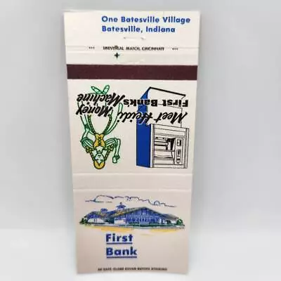 Vintage Matchbook First Bank Batesville Indiana Meet Heidi The Money Machine  • $3.96