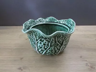 Secla Portugal Green Cabbage Leaf Small Bowl- Tureen D 5  - NO COVER • $8.94