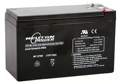 Neuton Power 12V 7Ah WGAP864 SLA General Purpose Backup Battery • $49.90