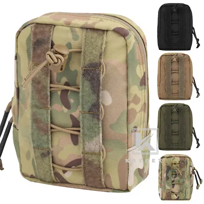 KRYDEX Tactical Vertical GP Pouch General Purpose Utility Pouch Fit MOLLE & Belt • $21.95