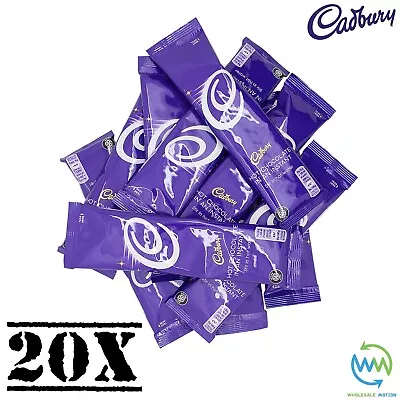 20 X CADBURY Instant HOT CHOCOLATE Sachets 28g Drink COCOA Powder INDIVIDUAL New • £13.49