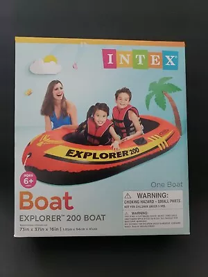 Explorer 200 Inflatable Boat 2 Person Floating Water Raft~Boat Ages 6+ Pool~Lake • $27.95