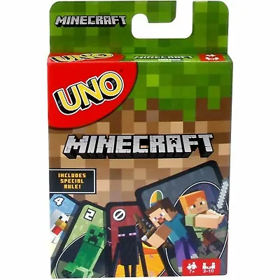 UNO Minecraft Card Game Toys & Hobbies Card Games & Poker NEW • £6.57