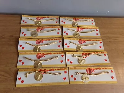 Vintage The Monkees Original Charm Bracelets Single Charm Lot Of 10 New On Card • $99.99