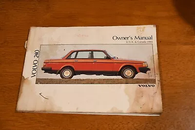 1991 Volvo 240 Owner's Manual • $9.95