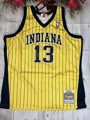 New Authentic Mitchell & Ness 1999-00 Indiana Pacers Mark Jackson Jersey • $88.98