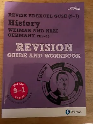 Revise Edexcel GCSE (9-1) History Weimar & Nazi Germany Guide & Workbook • £0.99