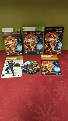 Mortal Kombat Microsoft Xbox 360 2011 Complete CIB W/ Manual Tested Working  • $25