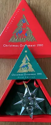 £2500 • Buy Extremely Rare And Stunning Swarovski 1991 Christmas Star Ornament