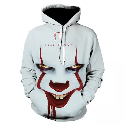 UK 3D Print Men Women Hoodie Sweatshirt Jumper Coat Top Pullover Coat Spring • £15.19