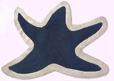 MISSONI HOME CARPET BATH MAT STARFISH SHAPE DIAM. 39in 100cm COTTON LOHJA 501 • $175