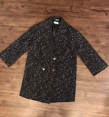 $165 • Buy Vintage Oversized Autumn Tweed MISSONI DONNA Coat * US SIZE 12