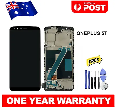 $92.50 • Buy For ONEPLUS One Plus 5T LCD Touch Screen Digitizer Replacement With FRAME BLACK