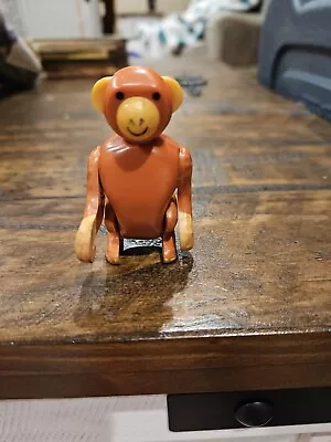 Vintage Fisher-Price Monkey From Circus Train Missing Tail (233 • $9.99