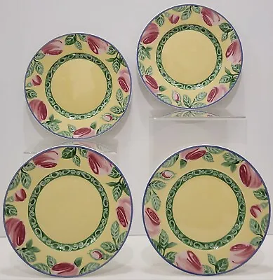 Villeroy & Boch Switch Summerhouse A Rose Salad Plate Set (4) Germany Luxembourg • $29.99