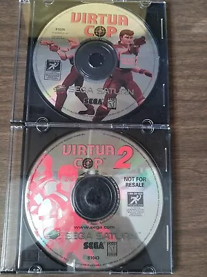 Sega Saturn Virtua Cop 1 And 2 Disc Only** Tested And Working!  • $50.70