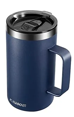 $19.60 • Buy 20oz Insulated Coffee Mug With Lid Stainless Steel Coffee Cup Double Wall Vac...